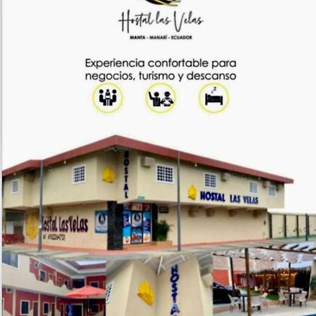 Hostal Las Velas Hotell Manta Eksteriør bilde