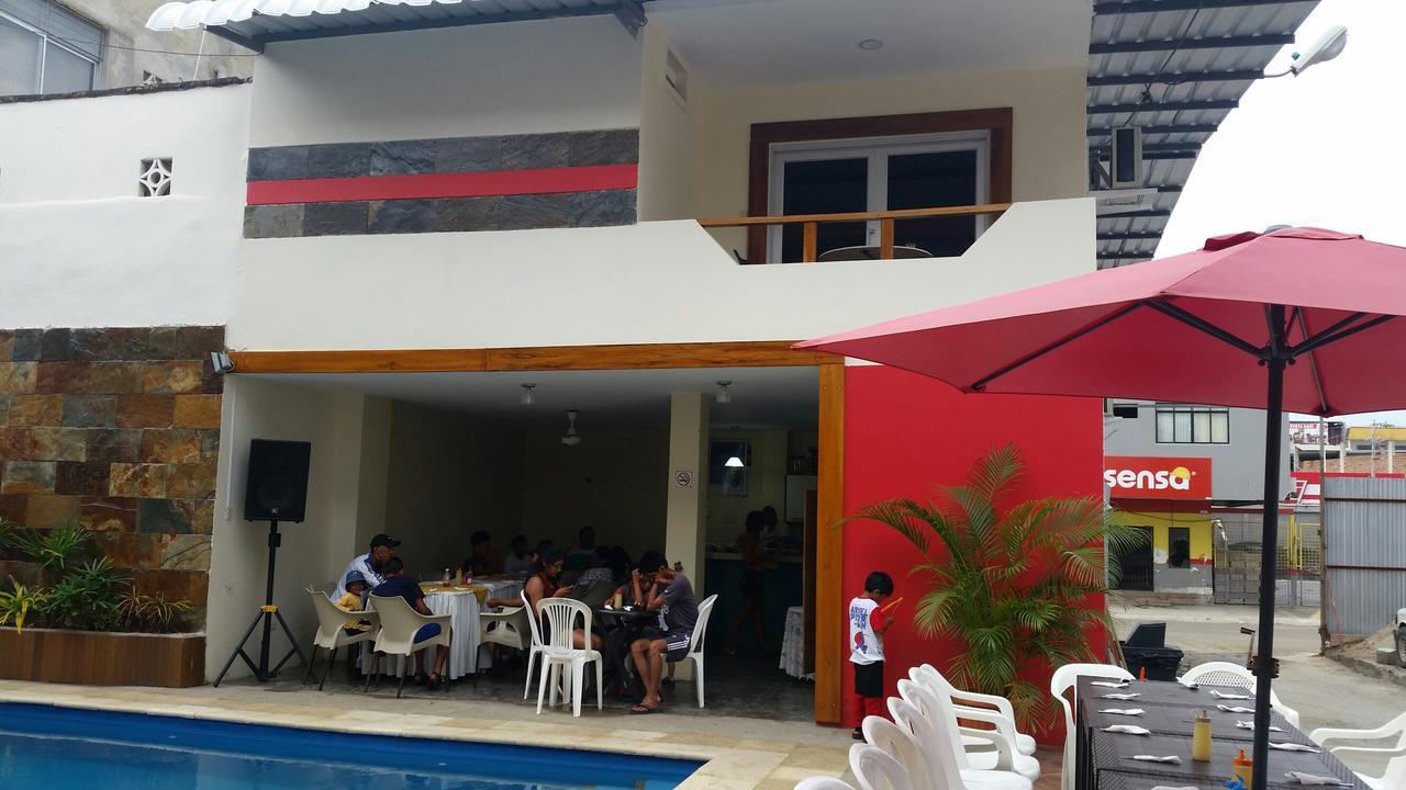 Hostal Las Velas Hotell Manta Eksteriør bilde
